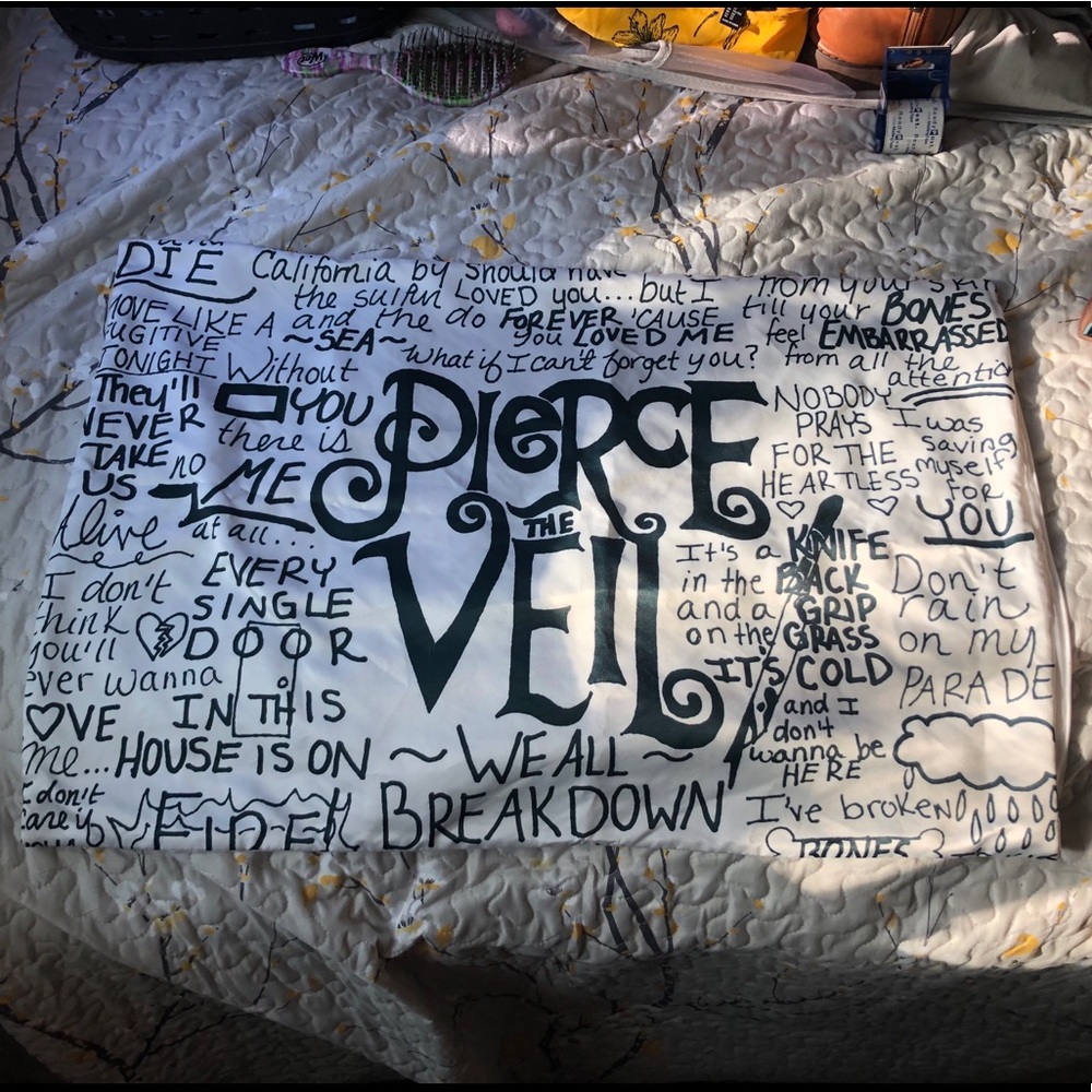 Pierce the Veil 19x29 inch graphic pillow case